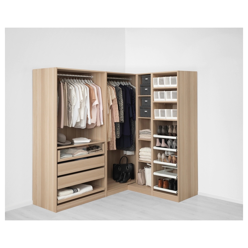 Tủ lưu trữ 4 cửa Melamine Tủ quần áo gỗ hạt phòng ngủ hiện đại với ngăn kéo gương