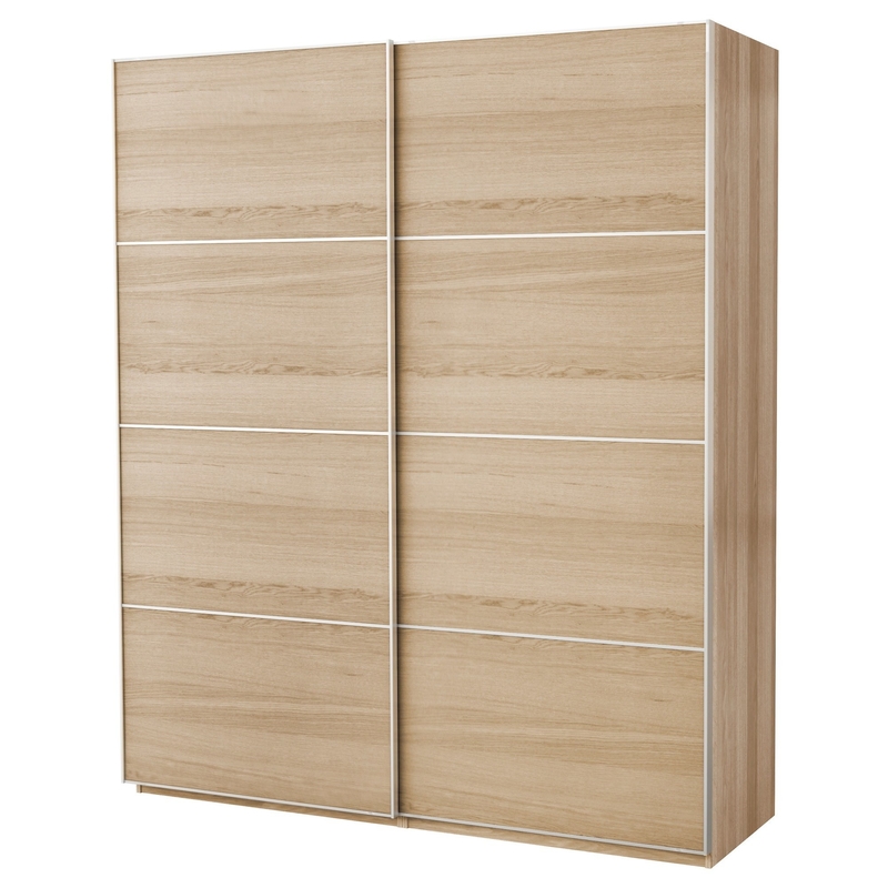 Melamine Cửa trượt Tủ quần áo hiện đại Sơn mài hiện đại Phòng ngủ Tủ quần áo treo tường Hạt gỗ Đồng bằng