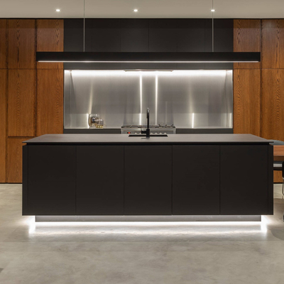 Gỗ Veneer Tủ sơn mài màu hiện đại Đơn vị cao Màu nâu cho khách sạn hộ gia đình